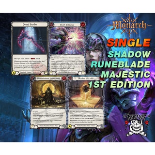 Shadow Runeblade Majestic | Monarch MON-A  | Flesh and Blood TCG Single | การ์ดแรร์ระดับ M ขายแยกใบ First Edition Weapon