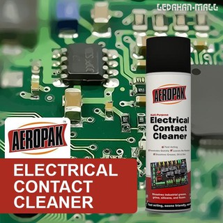 [COD เก็บปลายทางได้] AEROPAK Electronic contact cleaner 350 g สเปรย์น้ำยาทำความสะอาด แผงวงจร ล้างหน้าสัมผัส แผงวงจร เมนบ