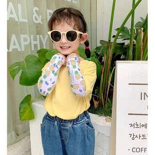 ปลอกแขนกัน UV สำหรับเด็ก ป้องกันแสง เนื้อนุ่ม ใส่สบาย