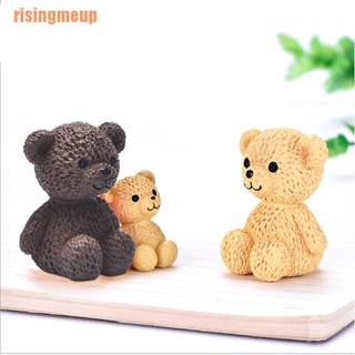 Risingmeup (~) ตุ๊กตาหมีน่ารัก ขนาดเล็ก สําหรับเค้ก