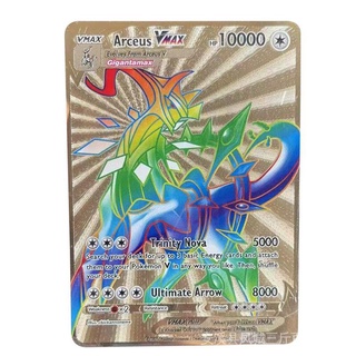 [ขายดี] ใหม่ การ์ดเก็บสะสมโปเกมอน ภาษาอังกฤษ eg7r Arceus Pokemon Vmax