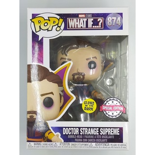 Funko Pop Marvel What If ...? - Doctor Strange Supreme [ เรืองแสง ] : 874