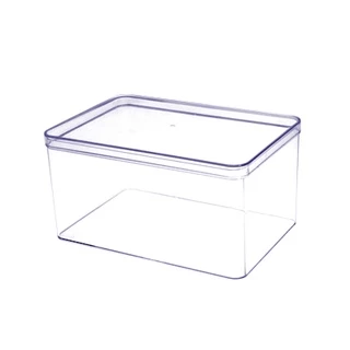 boxbox No.889 L (ไม่เจาะรู) ขนาด 19.2 x 28 x 14.8 ซม. กล่องพลาสติกใสอเนกประสงค์เก็บของ D.I.Y