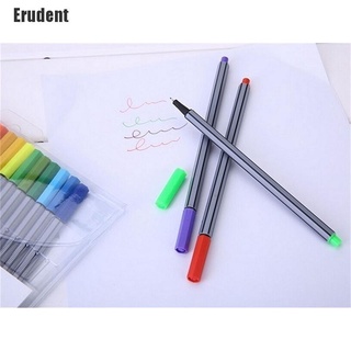 Erudent ~ 0.4 มม. Fineliner ปากกามาร์กเกอร์ คุณภาพดี 24 ชิ้น