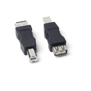 USB 2.0 อะแดปเตอร์เครื่องพิมพ์ USB2.0 A หญิงไปยัง USB B ชายพิมพ์ Connector คอมพิวเตอร์เครื่องพิมพ์สแกนเนอร์ USB-B อะแดป