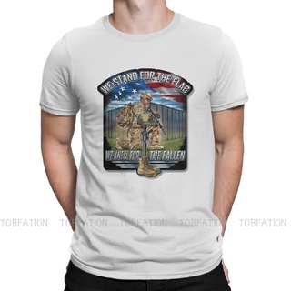 [S-5XL]เสื้อยืดลําลอง แขนสั้น พิมพ์ลายธง Veterans Usa คุณภาพสูง สําหรับผู้ชาย