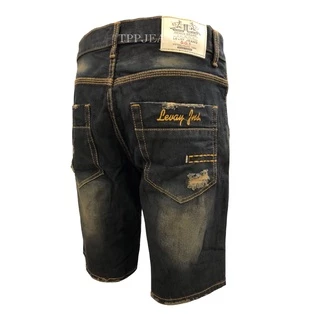 JEANSEXPRESS NB Shorts men Denim กางเกงขาสั้นยีนส์ชายฟอกสนิม ผ้าไม่ยืด งานขาดปะเซอร์สวย เป้ากระดุม Size 28-38