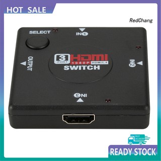 -SPQ- ฮับสวิตช์แยก HDMI 1080P 3 พอร์ต แบบพกพา สําหรับ HDTV PS3