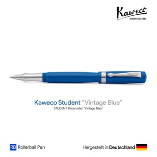 Kaweco Student "Vintage Blue" Rollerball Pen - ปากกาโรลเลอร์บอลล์คาเวโก้สติวเด้น รุ่นสีน้ำเงินวินเทจ