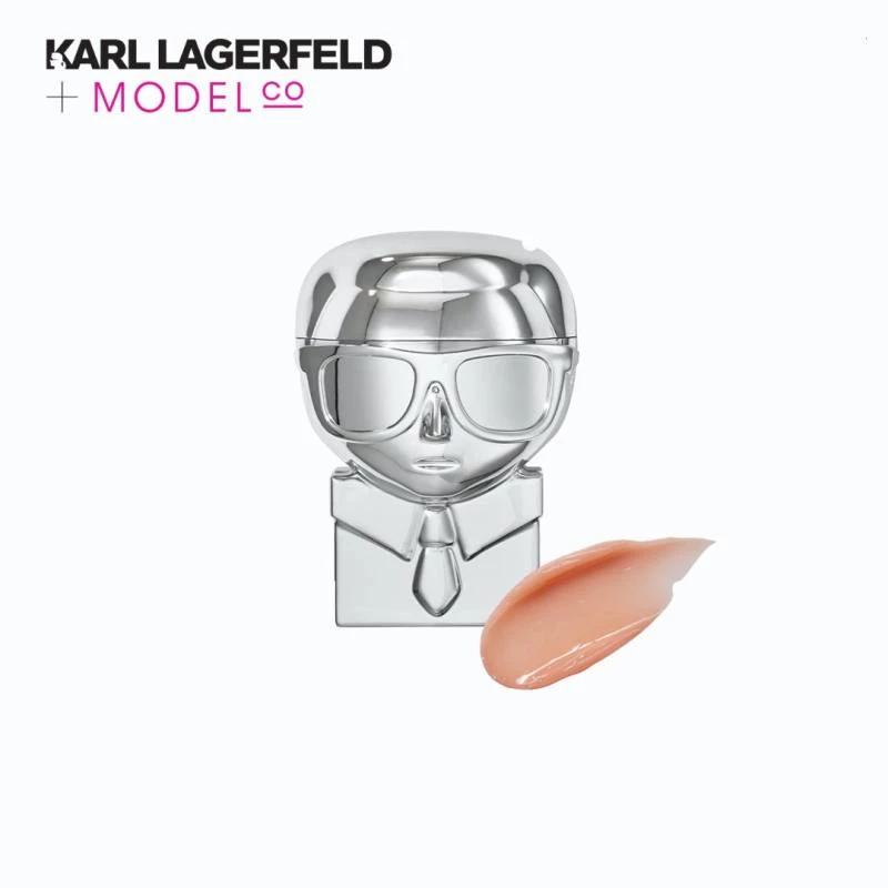 Karl Lagerfeld + Model co - LIPBALM PINK/SILVER CASE ลิปบาล์ม 6 g. (Lot17/10/25