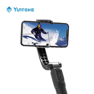 YUNTOHE Selfie Stick 1แกน Stabilizer Gimbal Handheld Action Anti Shake วิดีโอบันทึกสมาร์ทโฟน ไม้กันสั่นสำหรับสมาร์ทโฟน