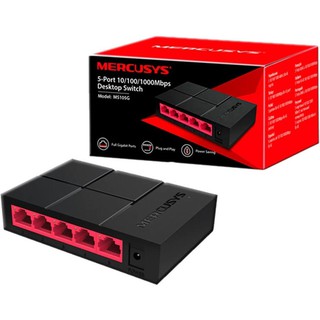 💥💥พร้อมส่ง💥💥 Mercusys MS105G 5-Port 10/100/1,000 Mbps Desktop Switch 🚩🚩รับประกัน 1 ปี🚩🚩