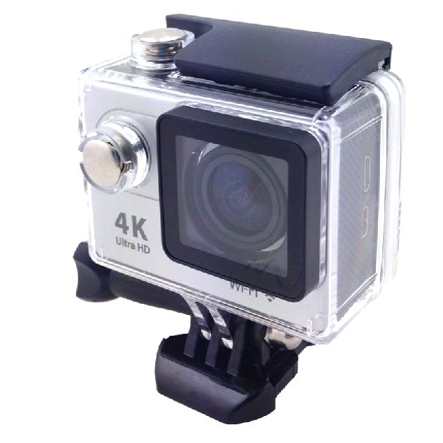 Action Camcoder Sport DV Camera 4K Ultra-HD sport camera (silver)