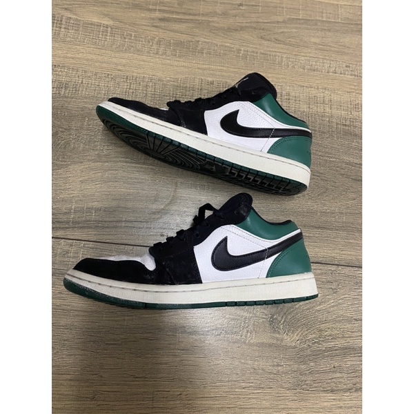 Jordan 1 low White Black Mystic Green