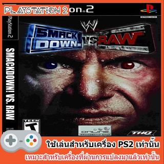 แผ่นเกมส์ PS2 - WWE SmackDown vs Raw