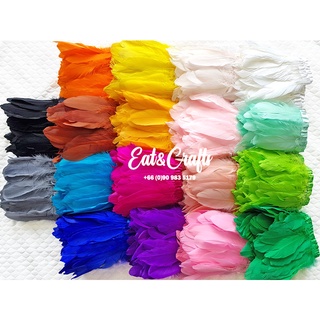 ขนเป็ด เส้นขนเป็ด ขนนก สีสวย ขนนุ่ม แข็งแรง ความยาว 45 cm #พร้อมส่ง ใช้ตกแต่งได้อเนกประสงค์ Goose Feather Trim