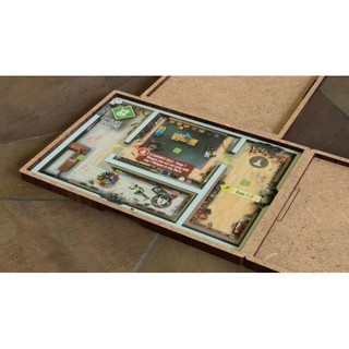 [Laser Cut] Tiny Epic Zombies Boardgame: Wooden Map Tray