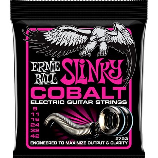 Ernie Ball สายกีต้าร์ไฟฟ้า รุ่น Cobalt Super Slinky P-02723 เบอร์ 9/42