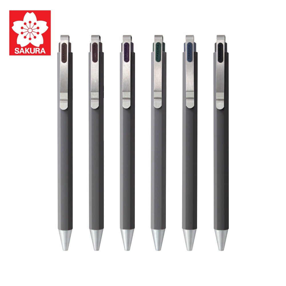 SAKURA (ซากุระ) ปากกาบอลไซน์ ไอดี พลัส  (BALLSIGN ID PLUS) 0.5mm น้ำหมึกโทนสีดำ ปากกาเจล ปากกาญี่ปุ่น รหัส GBR355