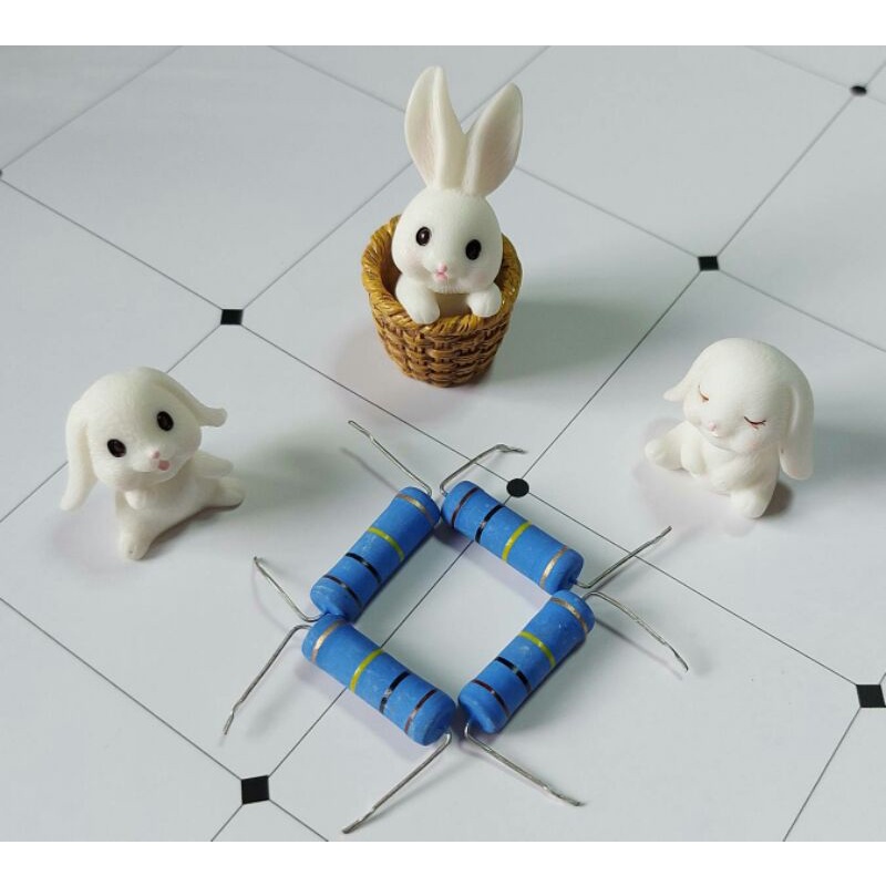 Resistor100K/5W อะไหล่เครื่องเสียง:แอมป์หลอด