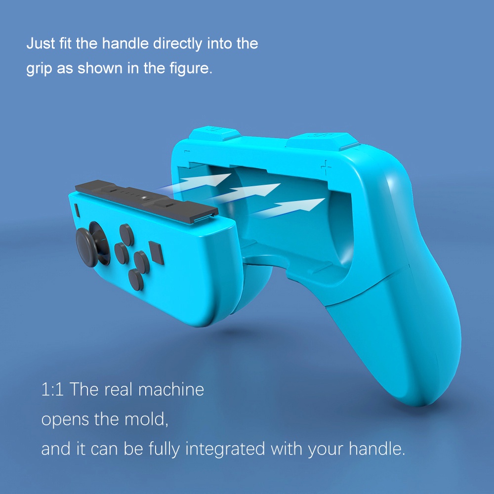 Vgtime พวงมาลัยสําหรับเล่นเกม 2 ชิ้น Joy-Con ล้อสําหรับ Nintendo Switch/OLED Racing เกมล้อ Controller NS Joy-Con Grip ผู้ถือรถเข็น
