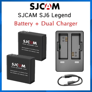 Battery SJCAM SJ6 LEGEND 1000 mAh Dual Charger SJ6 Legend  (ของแท้)