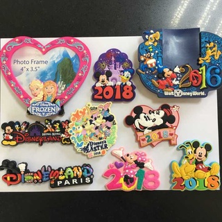 Disney ✨Ins ของแท้ สติกเกอร์แม่เหล็ก ยางนิ่ม ขนาดใหญ่ ลาย Disneyland Tokyo Mickey Minnie Donald Duck สําหรับติดตกแต่งตู้เย็น