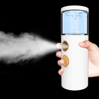 【HOT】เคร่ืองพน่ ไอนํา เครื่องพ่นสารเคมี เครื่องทำให้แฉะ Portable Nano Face Sprayer Humidifier Mist Atomization Moisturizing Sprayer USB Charging LED