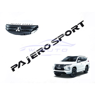 (1ชุด) PAJERO SPORT สติ๊กเกอร์กระจังหน้า มิตซูบิชิ ปาเจโร ทุกรุ่น MITSUBISHI PAJERO ปาเจโร่ โลโก้หน้ารถ โลโก้หน้ากระจัง