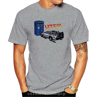 เสื้อแฟชั่นผญ sexy - ขายร้อนคลาสสิกเสื้อยืดTardisvของDeLorean--บุรุษตลกดรที่หมอsตลกท็อปส์ซูทีตลกTLJ