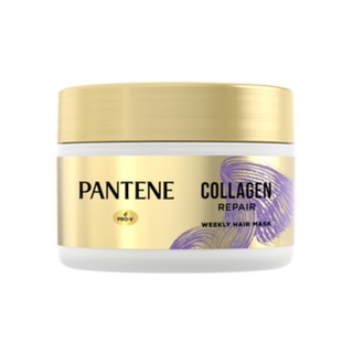 PANTENE Pro-V Collagen Repair Weekly Hair Mask (170 มล.) แพนทีน คอลลาเจน รีแพร์ วีคลี่ แฮร์ มาสก์ ครีมนวดผม