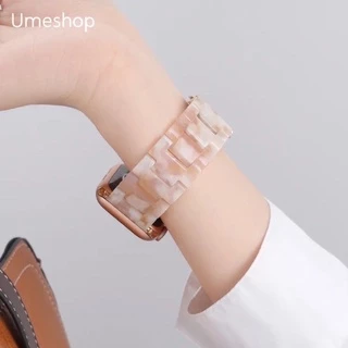 ume หินอ่อน นาฬิกาข้อมือ สาย smart watch สำหรับ สาย ซีรีส์ 11 10 9 87 6 5 4 3 2 1 ขนาด 38/41/42/40/44/45/46/49 มม