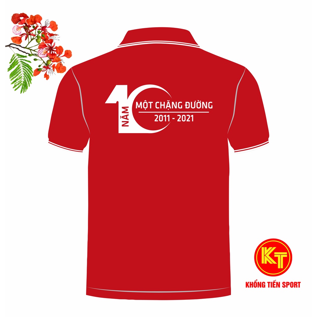 เสื้อยืดแขนสั้นคอปก 10th Class Reunion Uniform One Road