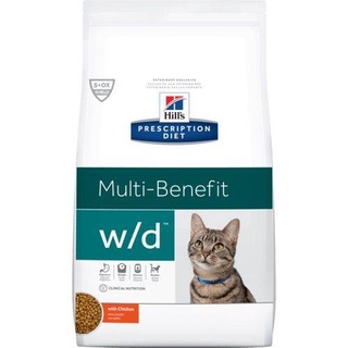 Hills® Prescription Diet® w/d® Multi-Benefit Feline 1.5 KG อาหารเม็ด แมว