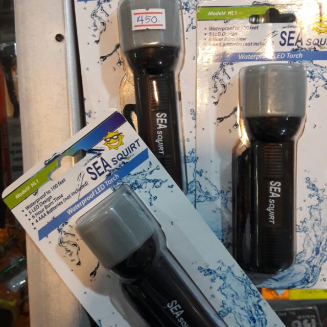 ไฟฉายดำน้ำ TOVATEC SEA SQUIRT WATERPROOF LED TORCH