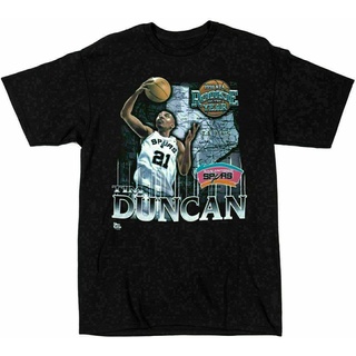 ผ้าฝ้าย 100%COTTONลูกบาสเก็ตบอล Tim Duncan San Antonio Spurs Nba ของเล่นสําหรับเด็ก sizes-5xl