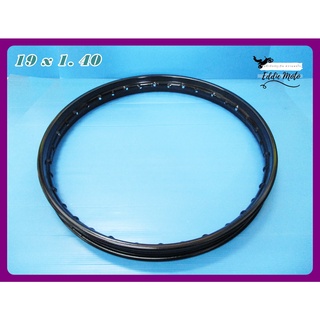 WHEEL RIM size 19x1.40 STEEL "BLACK"  // วงล้อ วงล้อเหล็ก สีดำ ขนาด 19 x1.40 ขอบ19  สินค้าคุณภาพดี