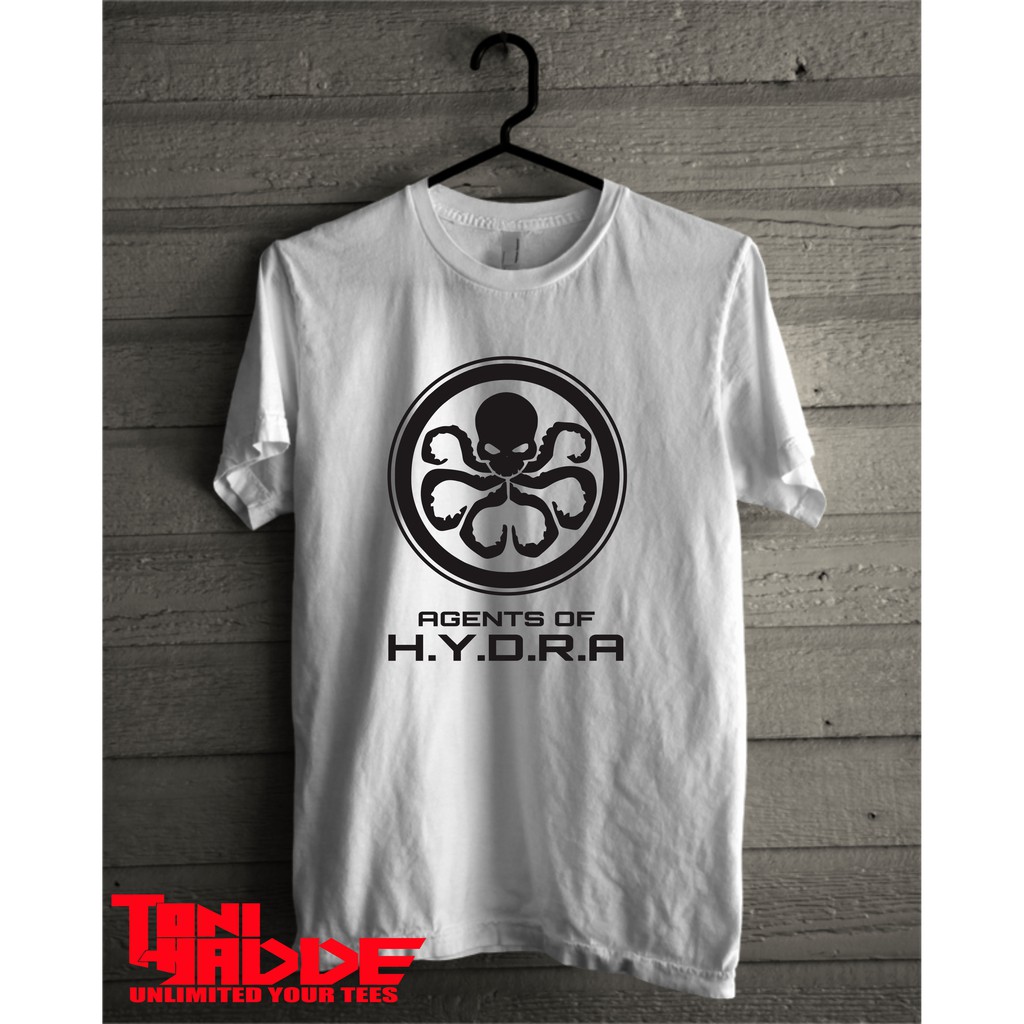เสื้อยืด Agency Of Shield HYDRA เสื้อยืด Distro. เสื้อยืดผู้ชายเท่ๆ