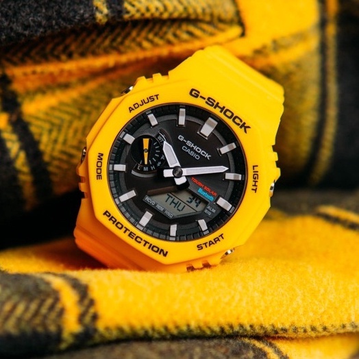 GA-2100 สายนาฬิกา GA-B2100 สีเหลือง Premium สายนาฬิกา อุปกรณ์เสริมนาฬิกา f165