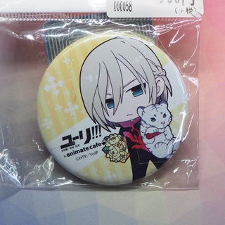 Yuri !!! on ICE - Animate Cafe Can Badge Eiji