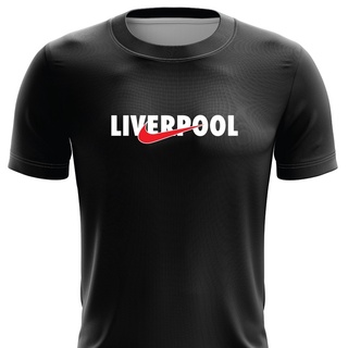 เสื้อยืด ลาย Liverpool FC แบบแห้งเร็ว ไซซ์ XS - 7XL (Liverpool Swoosh)