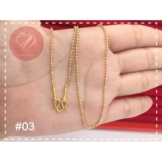 สร้อยคอสองกษัตริย์ หุ้มทอง24k 1.5มิล เหมือนแท้มาก💢ไม่แพ้ ไม่ลอก ไม่ดำ💢