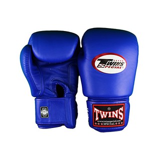 นวมชกมวย TWINS SPECIAL BOXING GLOVES BLUE ( BGVL-3 ) สีน้ำเงิน นวมทวินส์สเปเชียล เมจิคเทป หนังวัวแท้เกรดพรีเมี่ยม