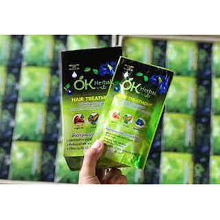 ทรีทเม้นท์ OK HERBAL  ฟื้นบำรุงผมเสียอย่างเร่งด่วน (แบบซอง 30 มล. )