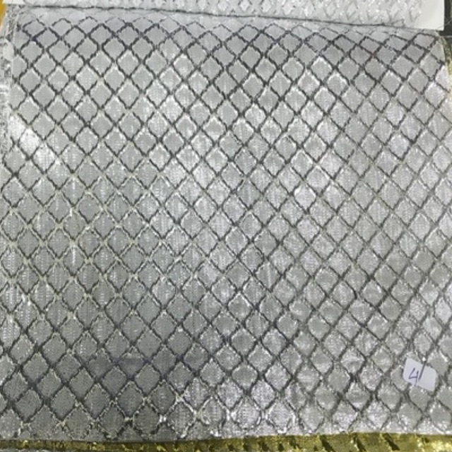 ผ้าฟรอยพิมพ์ลาย Sliver foil print