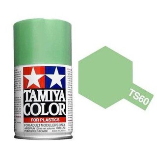 TAMIYA 85060 TS-60 PEARL GREEN สีสเปรย์ทามิย่า พ่นงานโมเดล