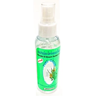 [ทั้งหมด 12 ชิ้น] เพียวกรีน สเปรย์ตะไคร้หอมกันยุง 120 ซีซี PURE GREEN PRAY MOSQUITO REPELLENT 120 CC.
