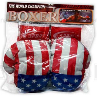 ของเล่นชุดนวม นวม นวมธงชาติ นวมธงชาติอเมริกา Boxer