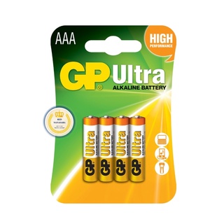 GP AAA alkaline battery ถ่านอัลคาไลน์ ถ่านaaa 3a แพ็ค 8 ก้อน รุ่นGP24AU-2U8