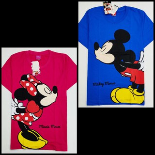 อก36" เสื้อคู่ลายลิขสิทธิ์ Disney  Mickey &amp; Miney